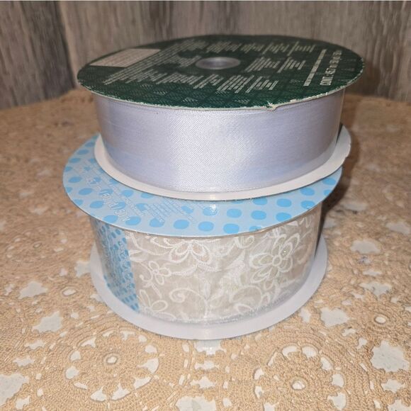 2 Kirkland Wire Edged Pattern with Ribbon 50 yrd x 1.5 new - Picture 3 of 14
